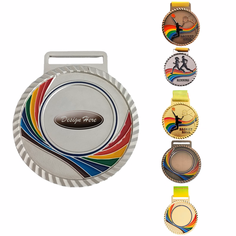 Crystal Medals with Color Printing