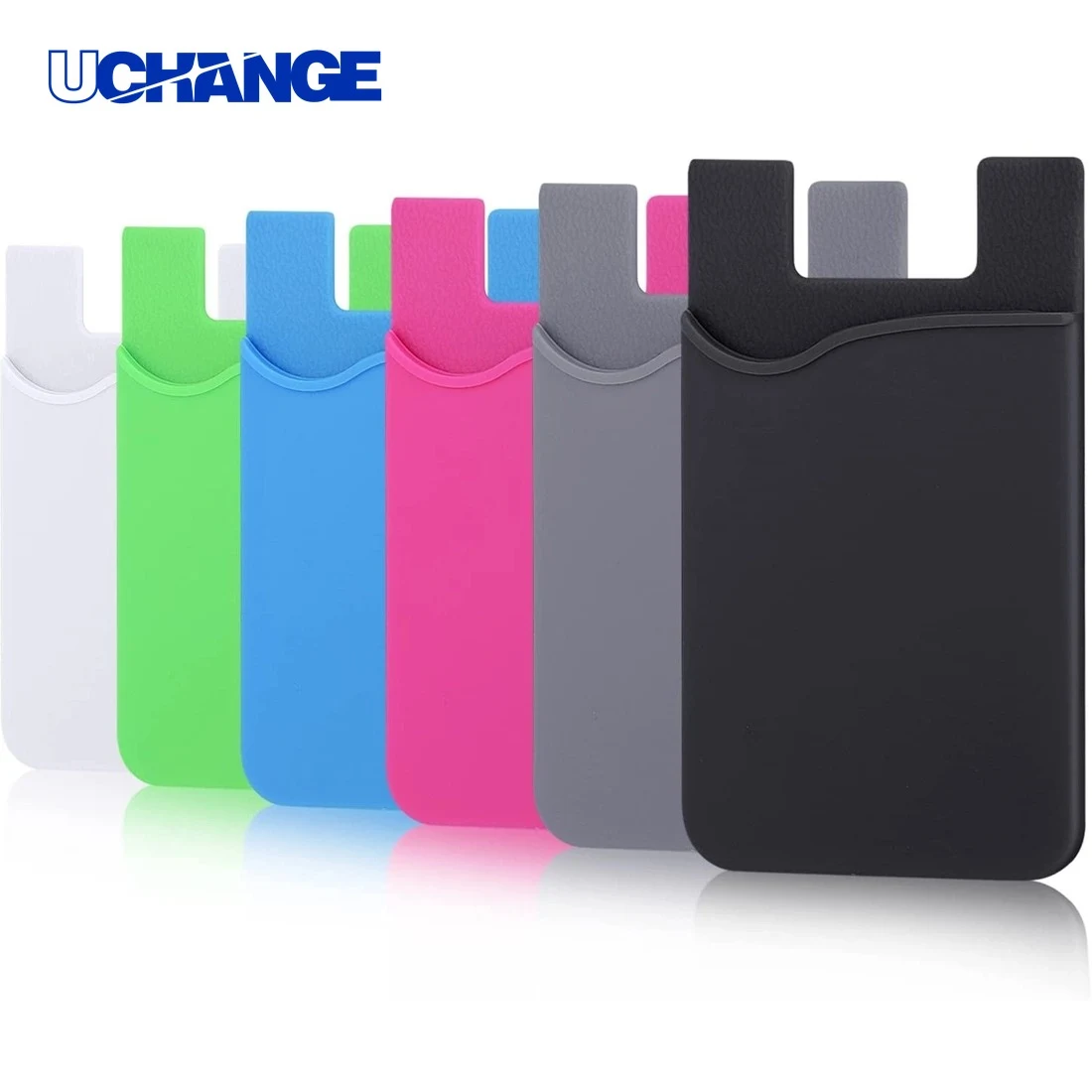Screen Printed Silicone Phone Wallet 1