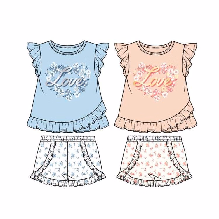 Little Girls' Knit Short Sets - Assorted Size 4-6X