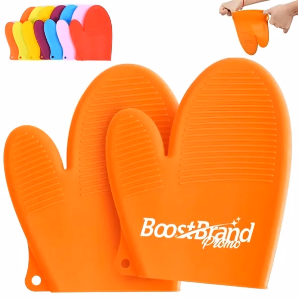 Custom Silicone Cleaning Gloves with Scrubbing Bristles — Multi Purpose Household Tool
