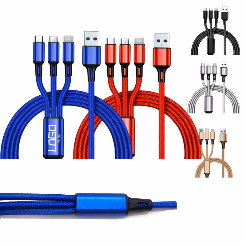 Durable 3in1 Charging Cable 2A