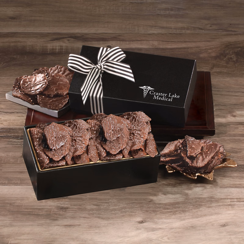 Chocolate Splendor with Chocolate Sea Salt Potato Chips