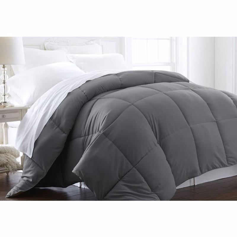 Down Alternative Comforter Sets - Gray King 2 Shams