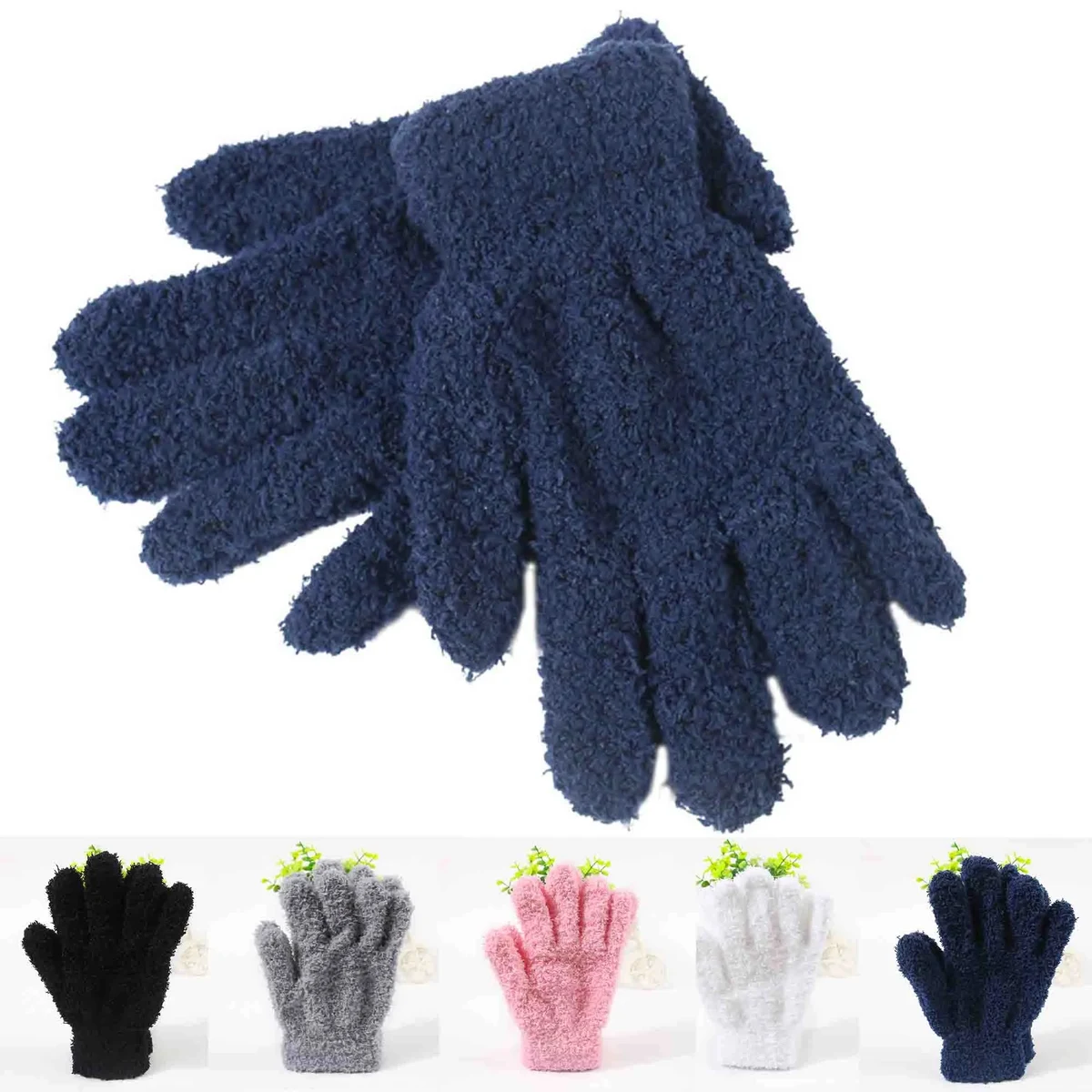 Winter Knitted Magic Stretchy Full Fingers Gloves 1