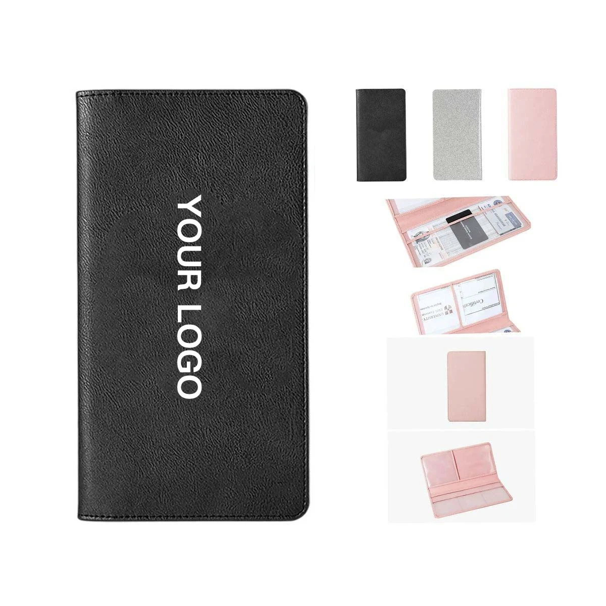 Compact Passport Holder with Card Storage 1