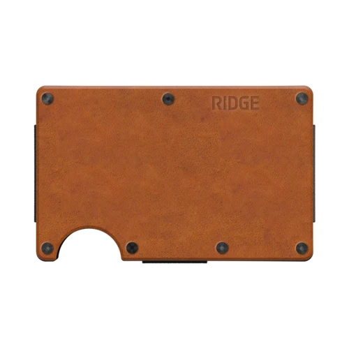 Ridge Tobacco Brown Leather Cash Strap 1