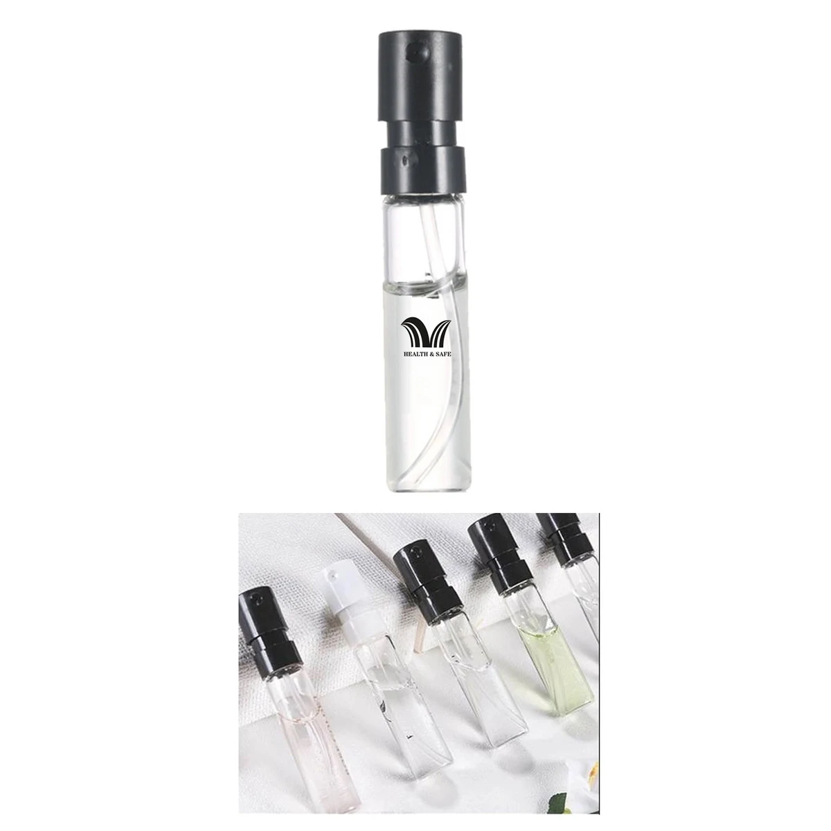 Mini Clear Glass Perfume Bottle 1