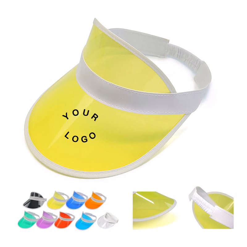 Lightweight Plastic Visor Cap for Outdoor Activities