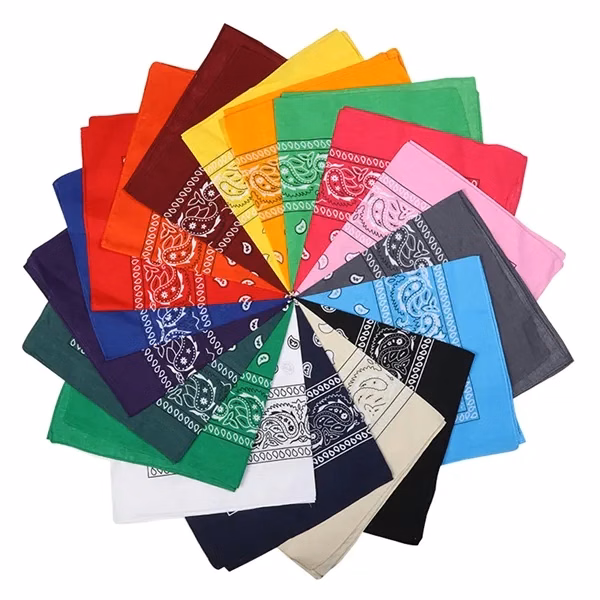21 x 21 inches Multi-purpose Novelty Cotton Bandanas