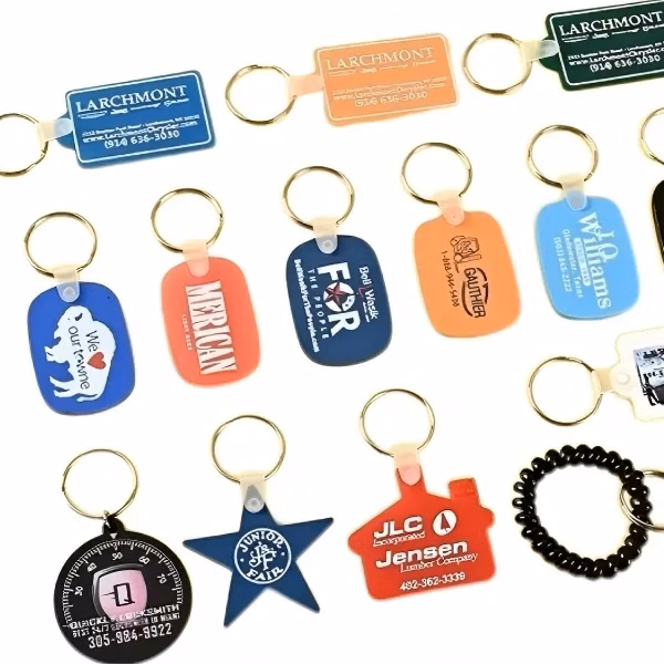 PVC soft rubber keychain