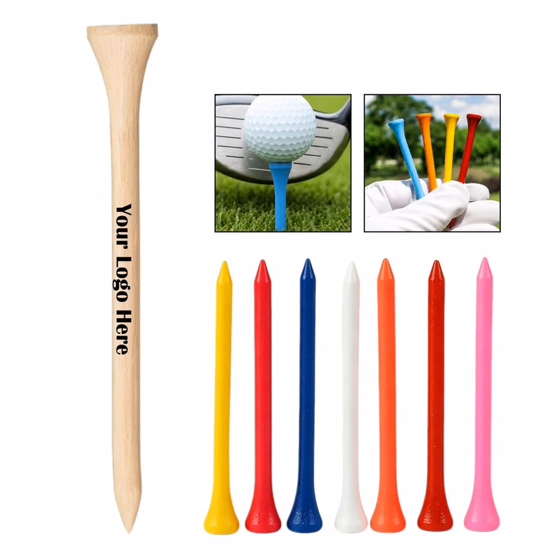3.3" Custom Wooden Golf Tees