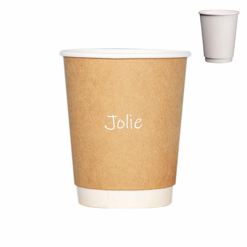 8 Oz Cowhide Disposable Paper Cup