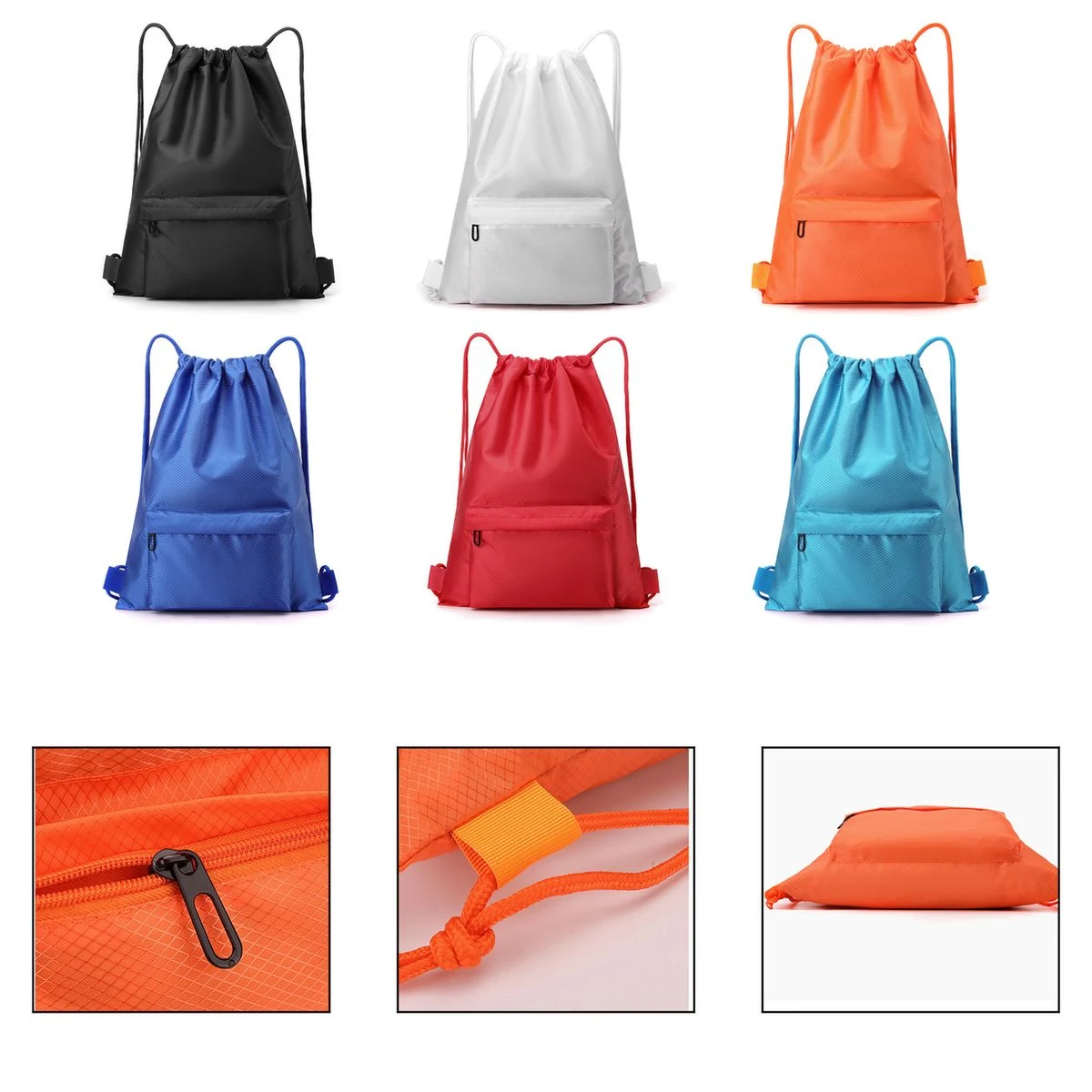 Sports Backpack with Front Zip Pocket 1