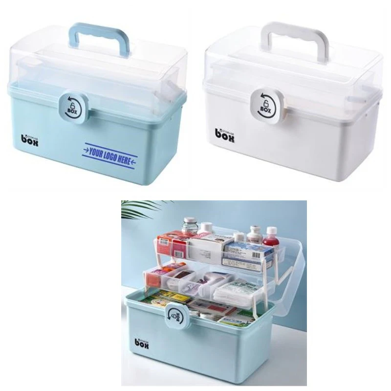 Household Multi-Layer Large Capacity Medicine Box 1