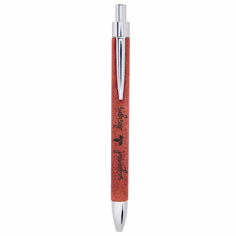 Rose Leatherette Pen