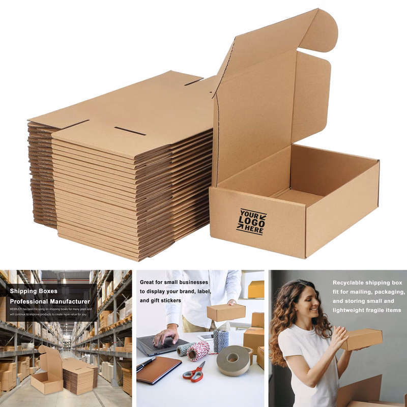 Corrugated Cardboard 9x6x3 Inches Shipping Box for Mailing Packing