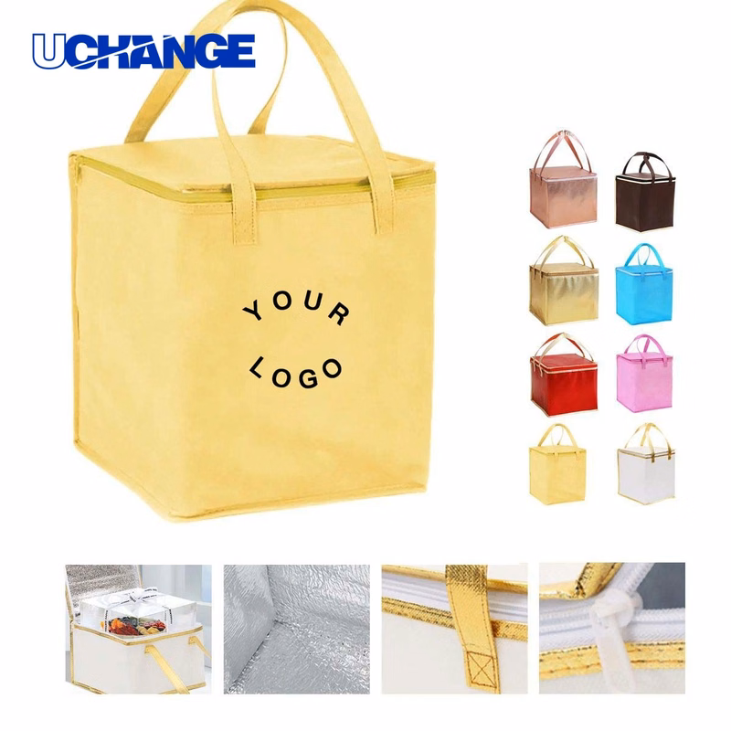 Portable Cooler Tote Bag Carrier with Zip Closure