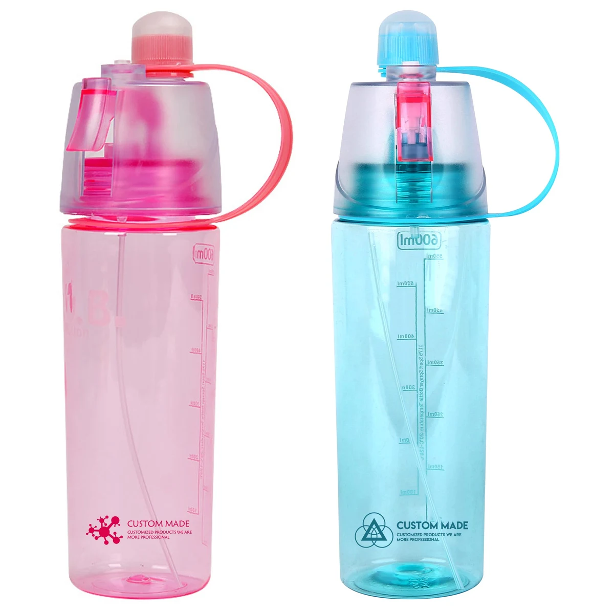 20oz Spray Water Bottle With Handle 1