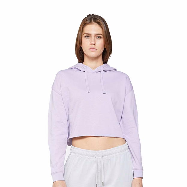 Women's Cropped Fleece Hooded Sweatshirt