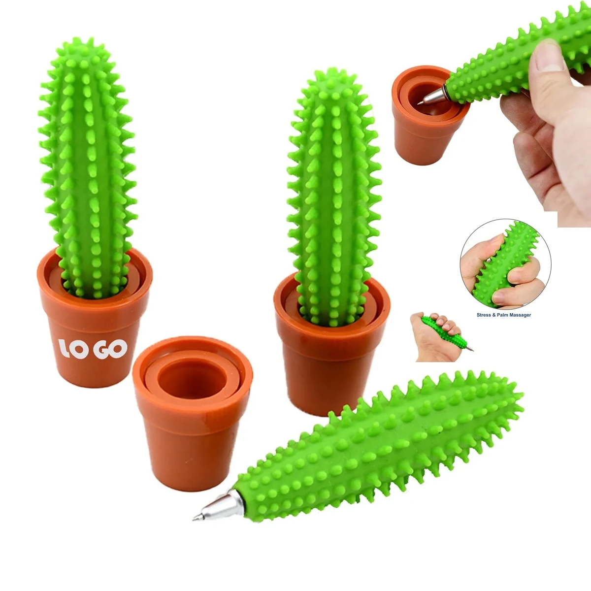 Cactus Shape Ballpoint Pen 1