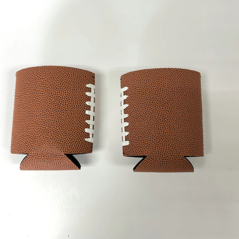 Basketball Texture Neoprene Can Cooler, custom koozie with logo imprint 1