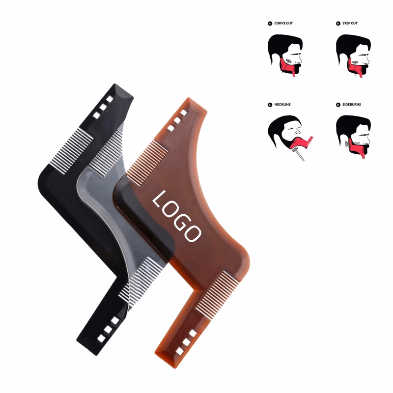Plastic Beard Shaping Comb Style Template Tool
