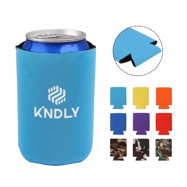 Custom 12 oz Slim Neoprene Can Cooler with Full Color — Beverage Giveaway