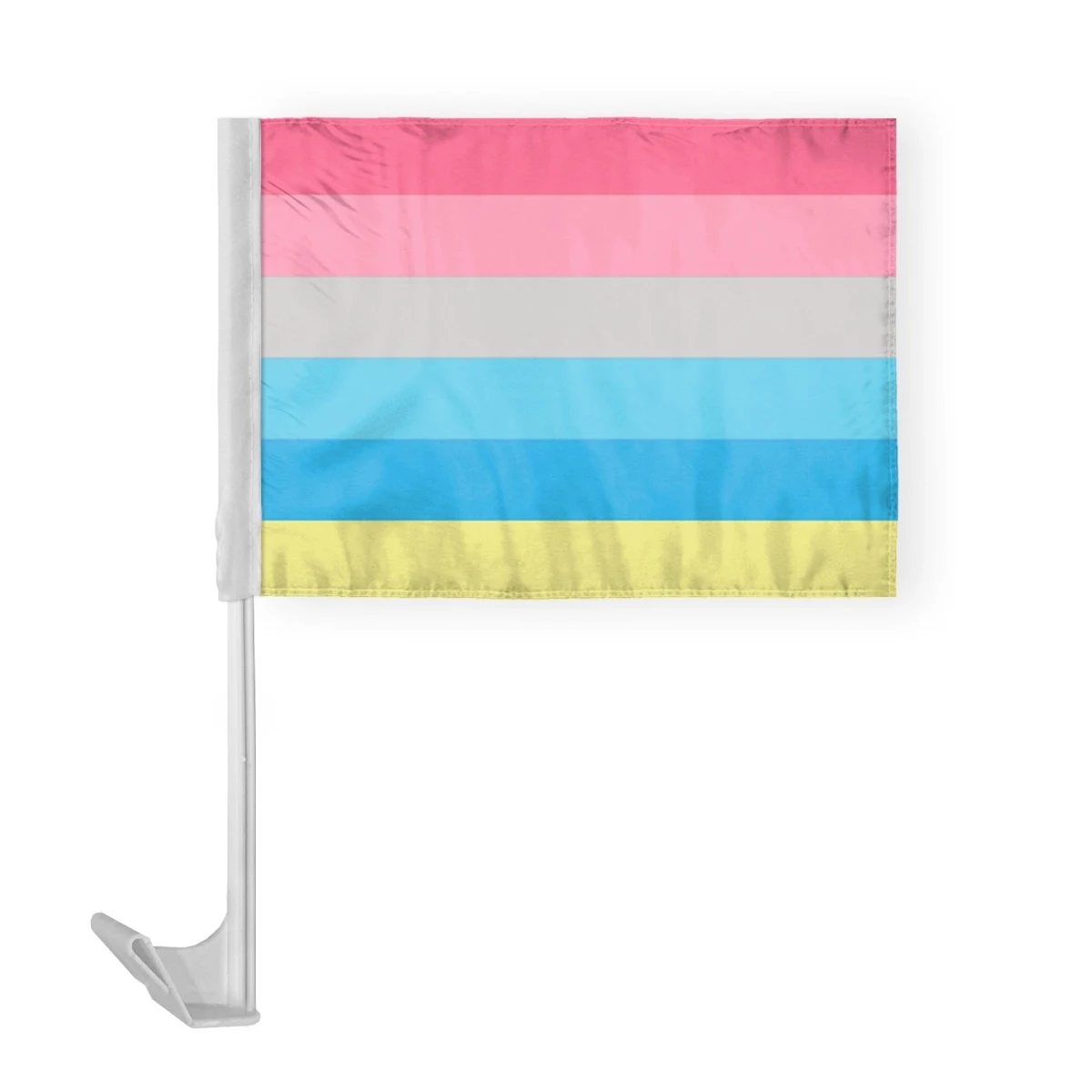 12 " x 16 " ePoly Genderflux Economy Car Flag 1