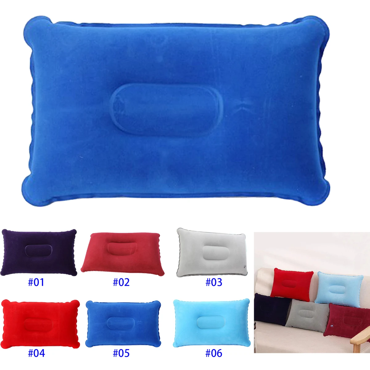 Portable Outdoor Air Inflatable Pillow 1
