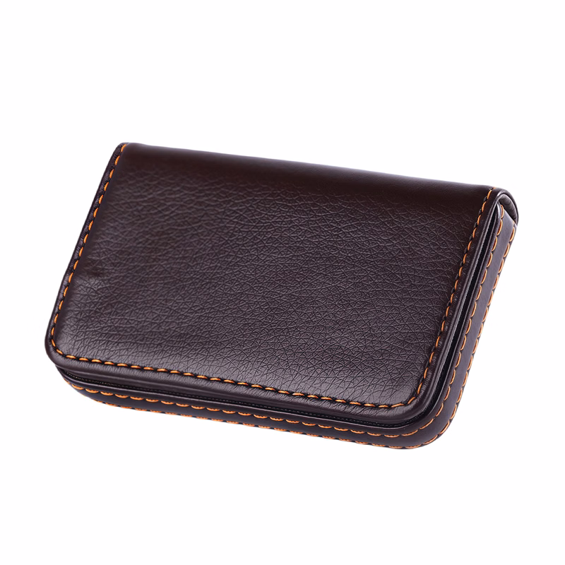 Magnetic PU Leather Business Card Holder