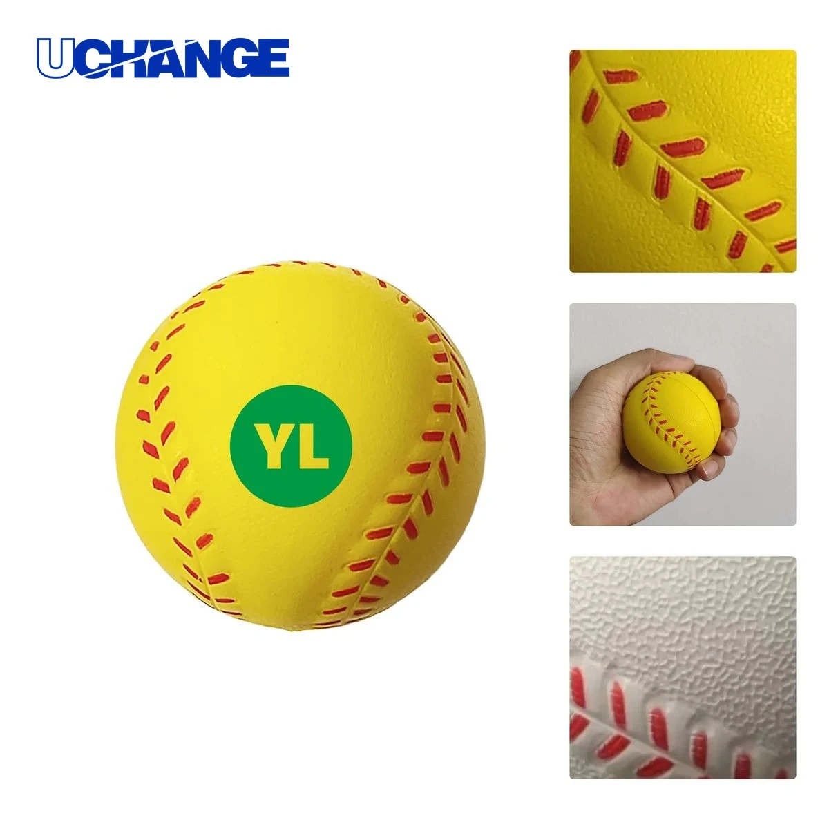 PU Foam Baseball Stress Relief Ball 1