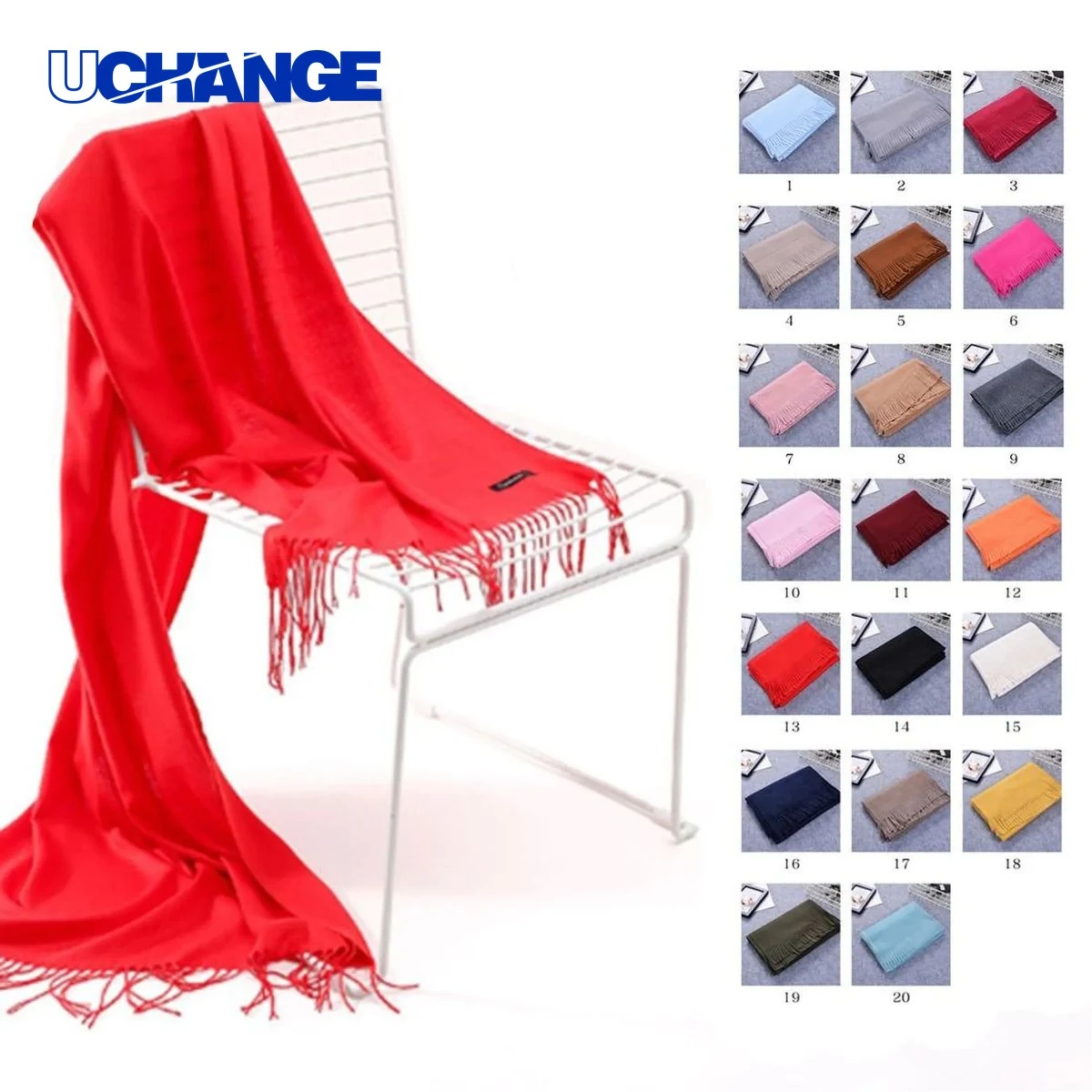 Cashmere Wrap Shawl Scarf 1