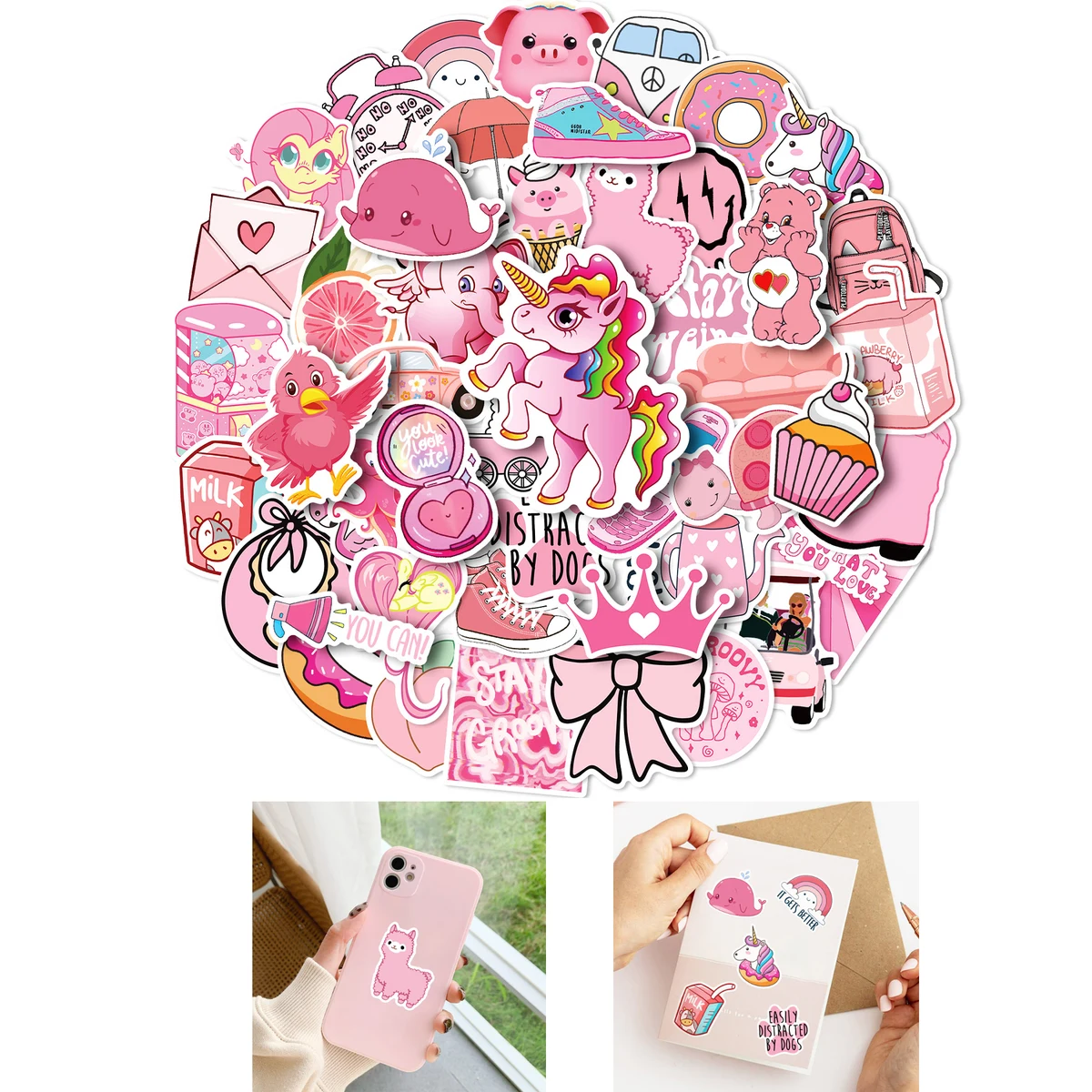 50 PCS Preppy Stickers 1