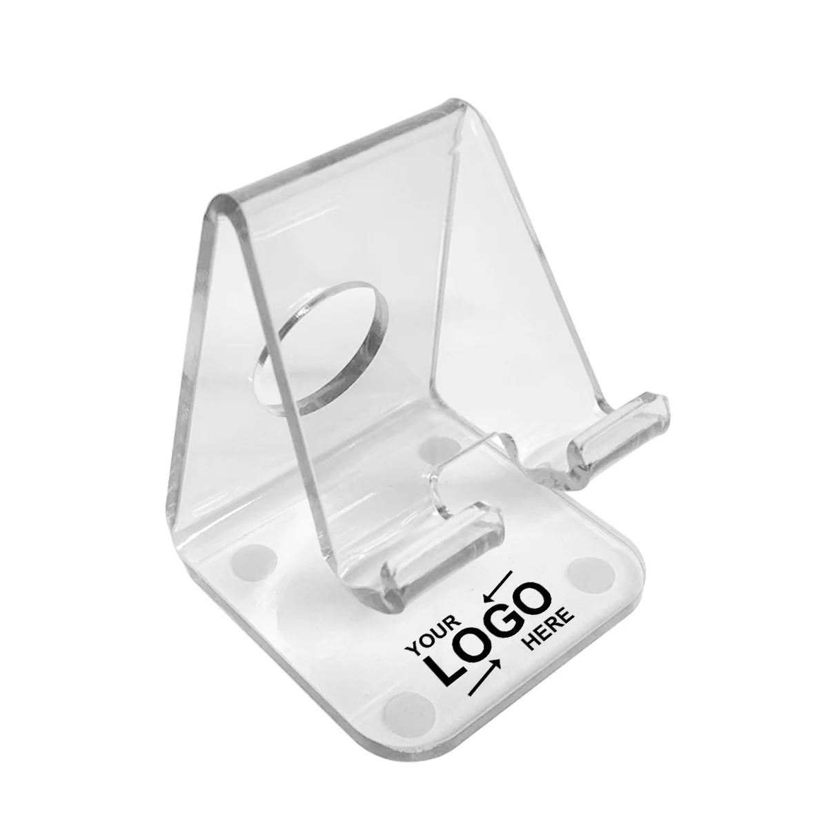 Transparent Plastic Cell Phone Stand 1