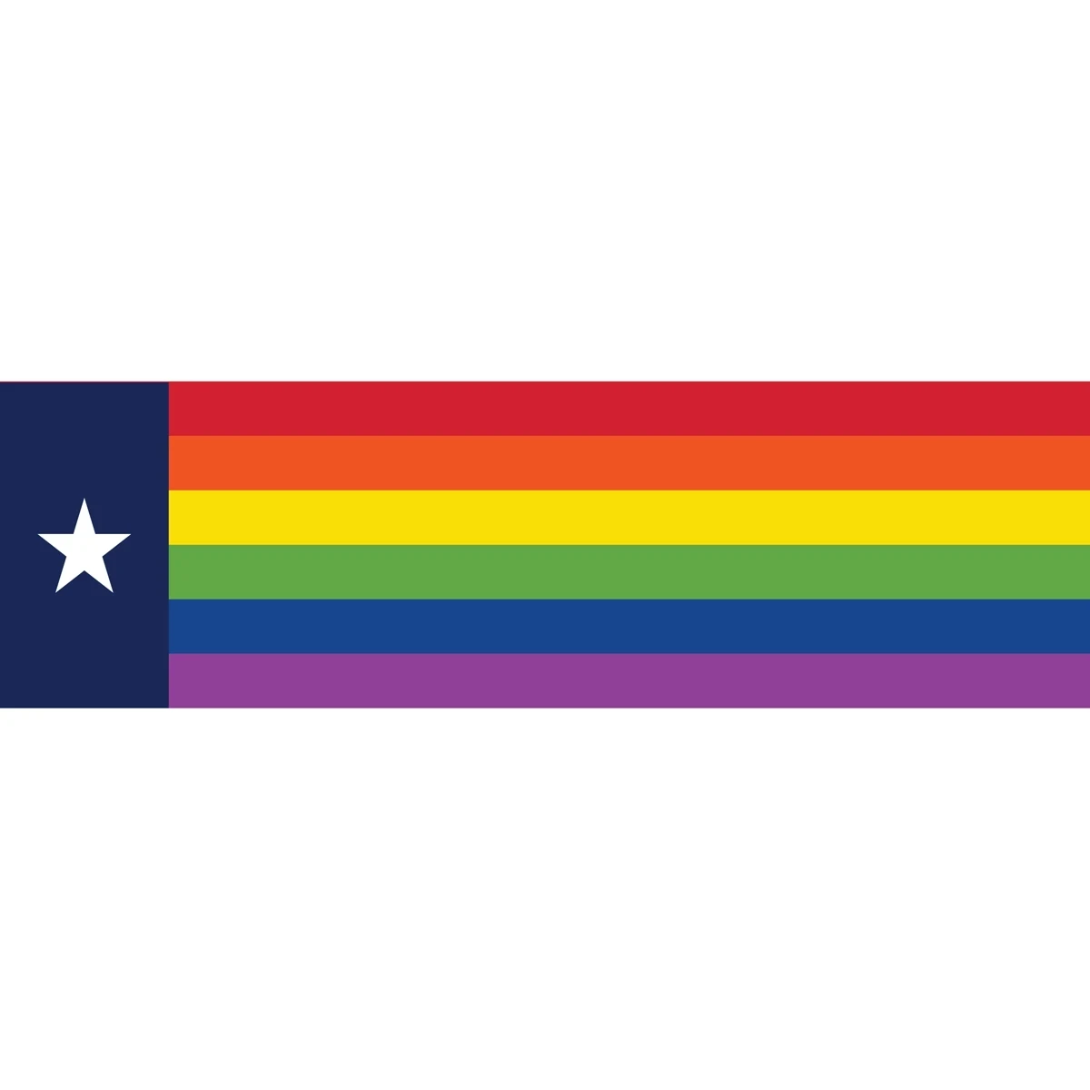 Texas Pride Window Decals 3" x 10" 1