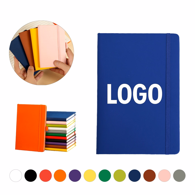 Portable A6 Elastic Strap Notebook