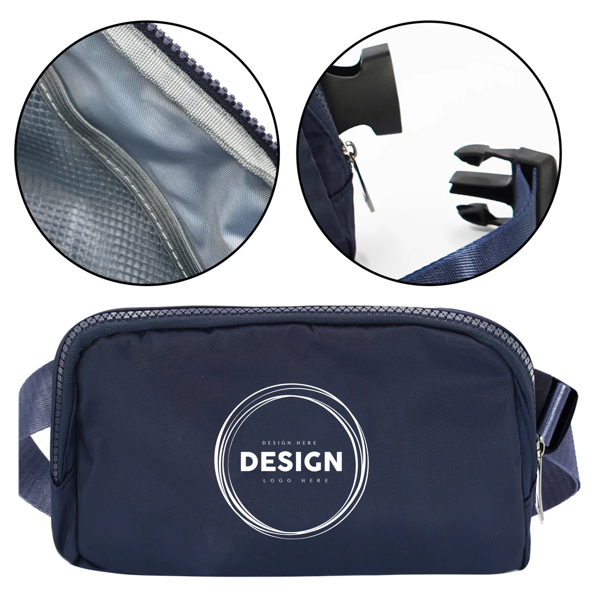 Belt Bag Mini Fanny Pack Waterproof Waist Adjustable Strap 1
