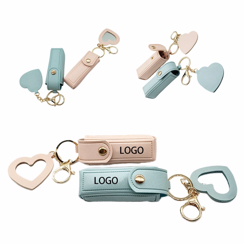 Keychain With Lip Balm Bag