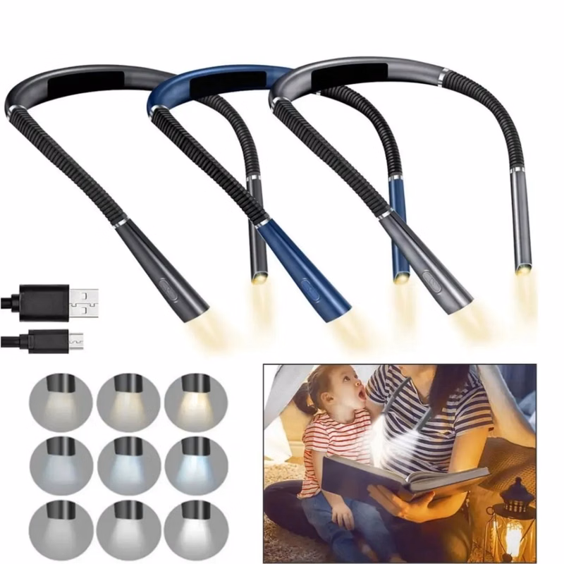 Rechargeable LED Neck Reading Light