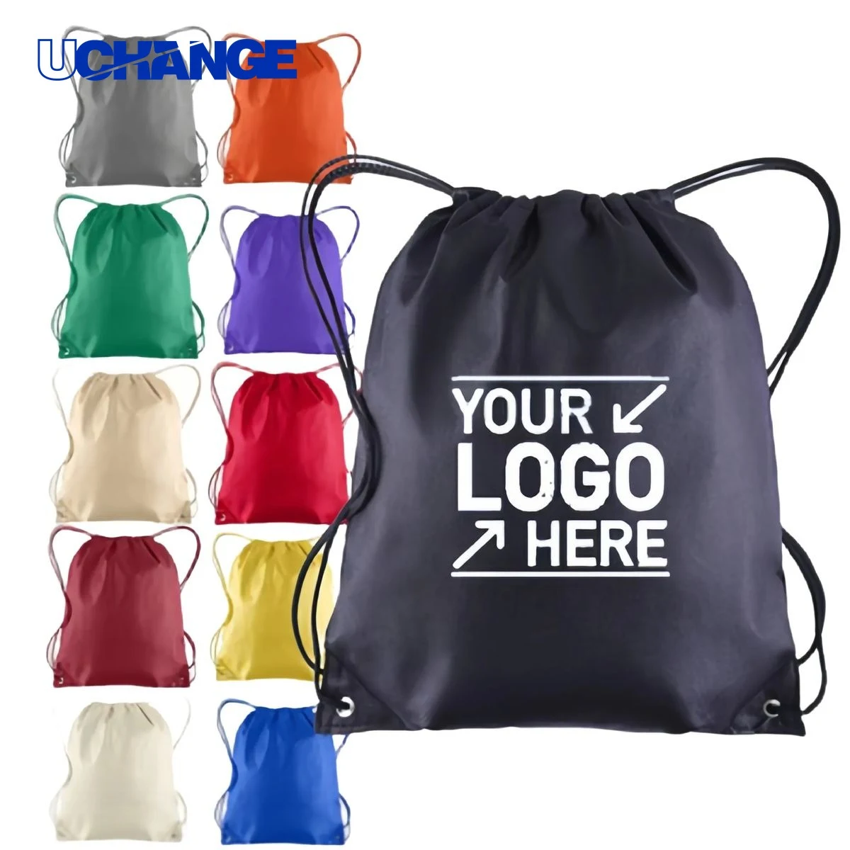 Non-Woven Drawstring Backpack Organizer 14" x 18" 1