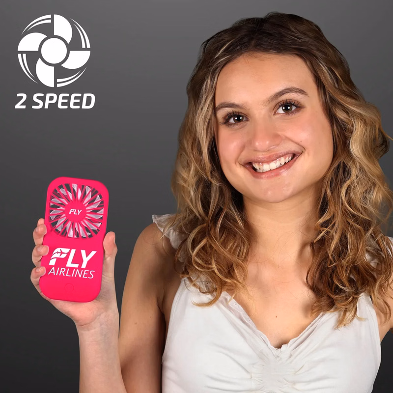 Magenta Pink Fan with Kickstand