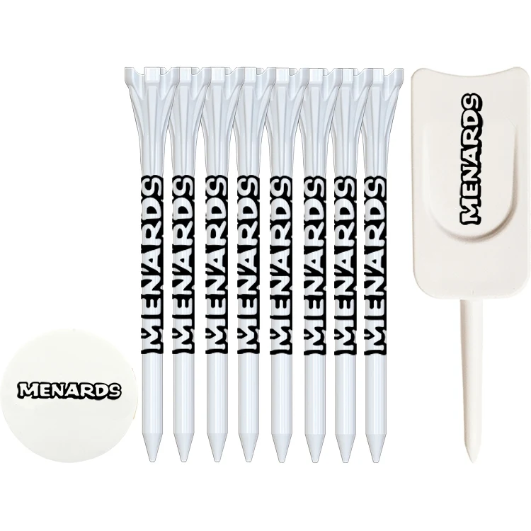 8 Flytee Tees 3-1/4", 1 Ball Marker, 1 Single Prong Plastic 1