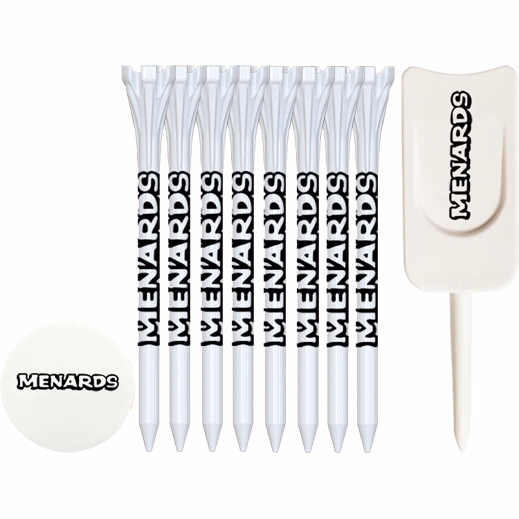 8 Flytee Tees 3-1/4", 1 Ball Marker, 1 Single Prong Plastic