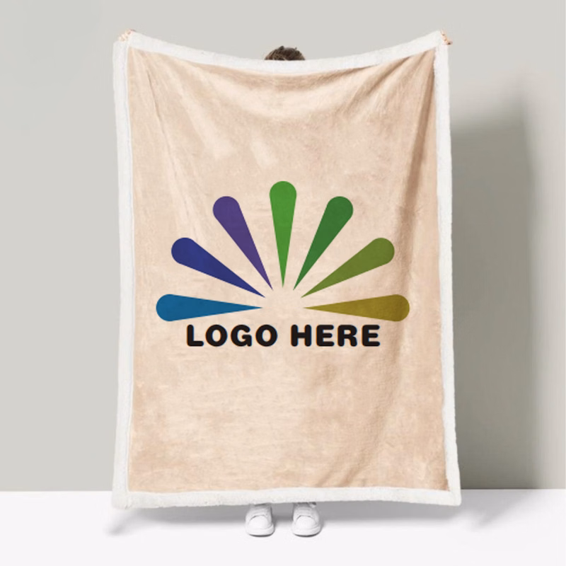 Single-Side Full-Color Printed Double-Layer Thickened Blanket