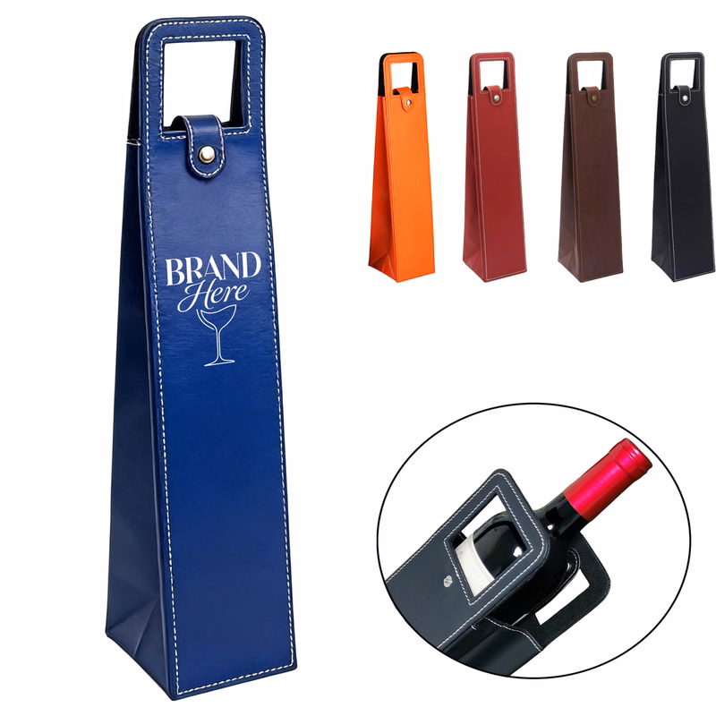 Pu Leather Wine Bag