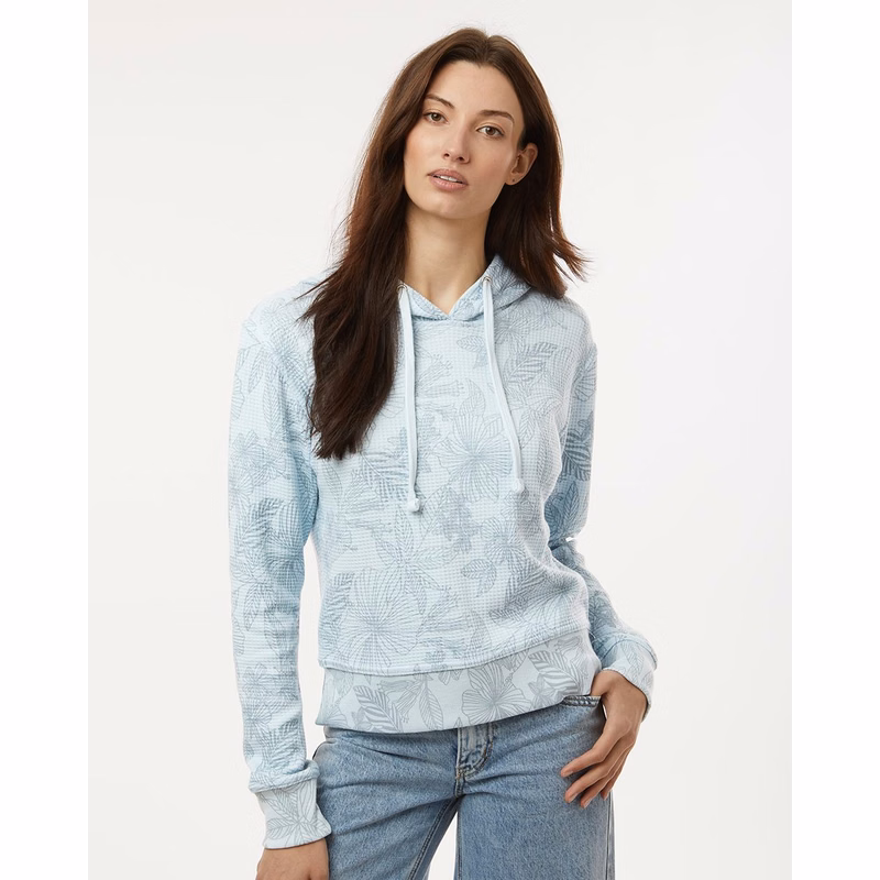Women's Maddie Floral Print Hooded Sweatshirt - W24105