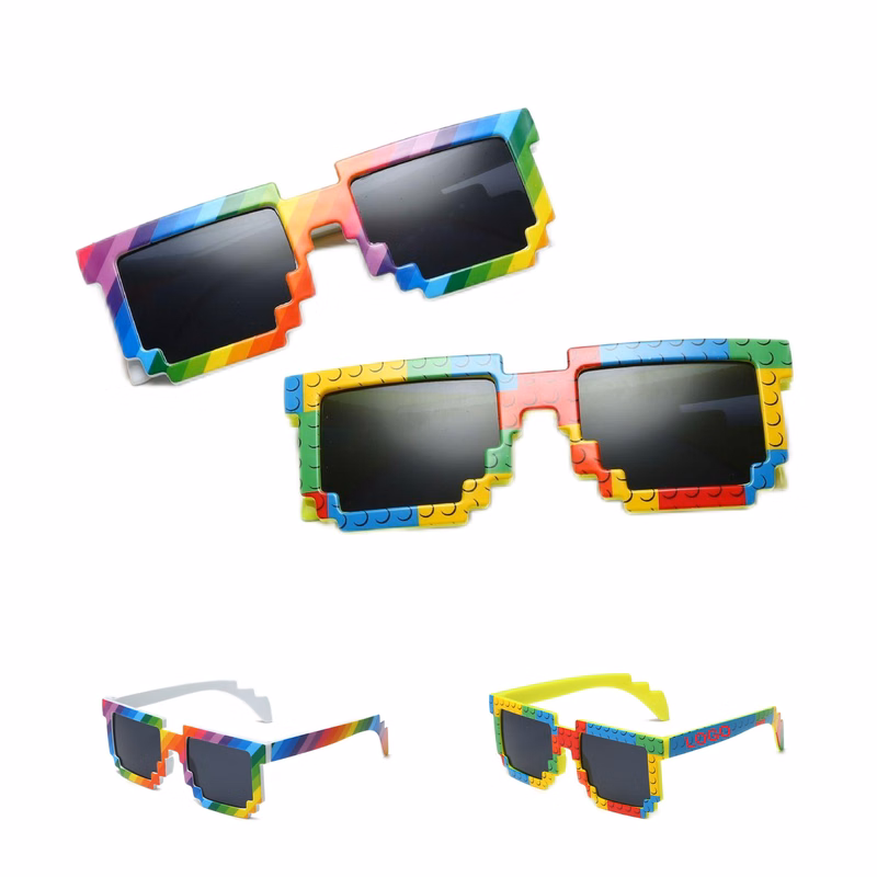 Rainbow Mosaic Sunglasses (direct import)