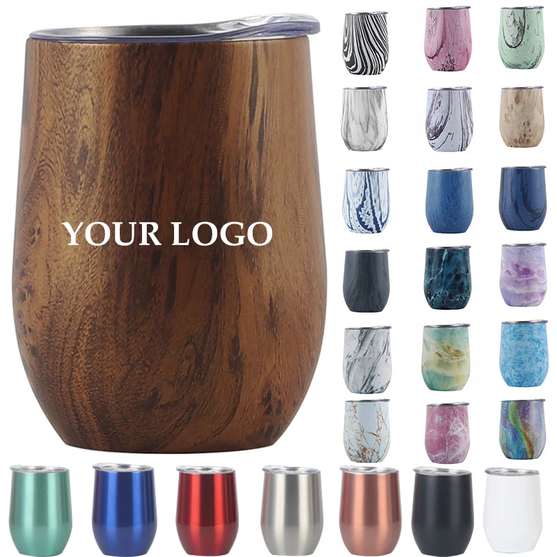 Wine Tumbler Double Wall Vacuum Insulated Travel Tumbler Cup for Coffee 1