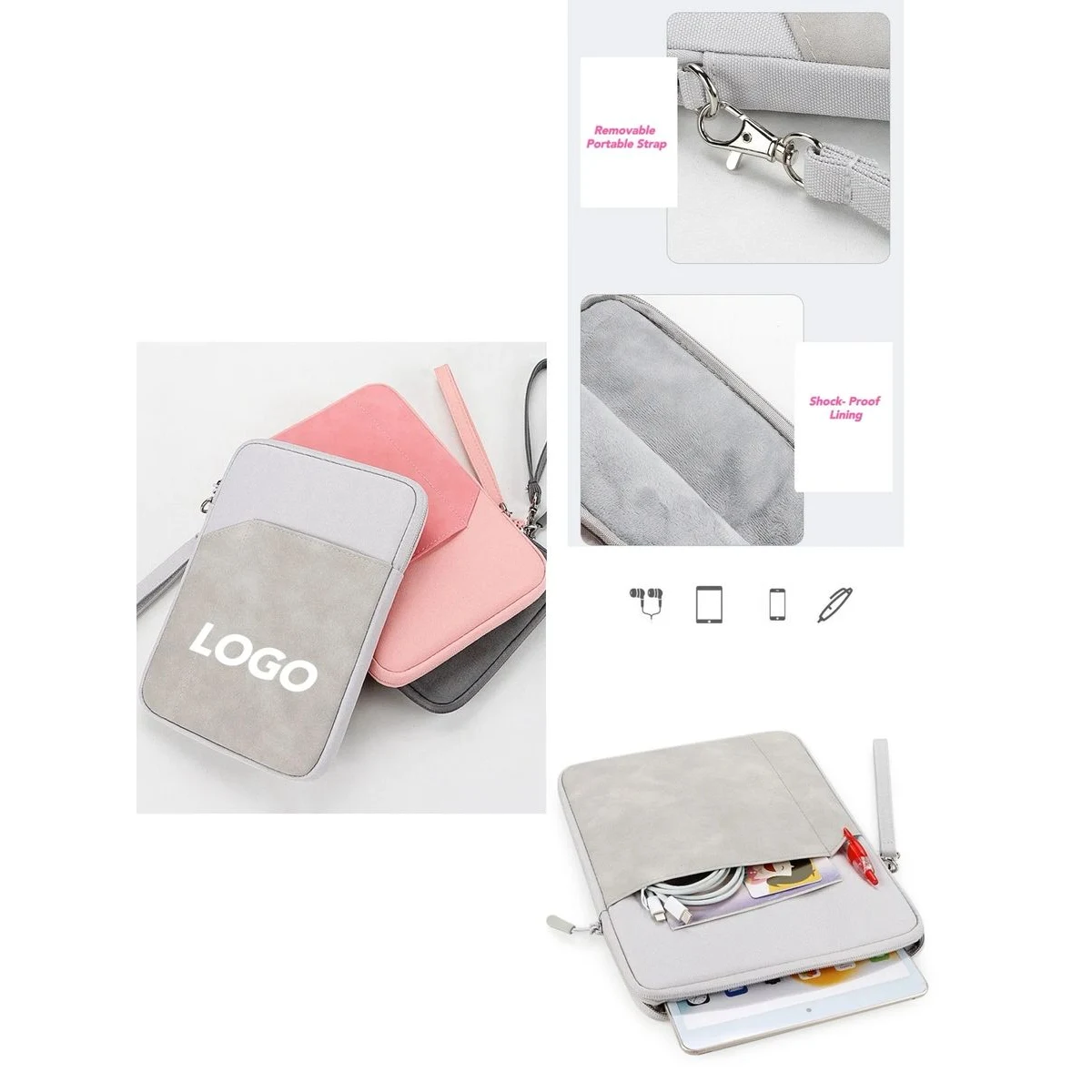 10.8" Nylon Tablet Sleeve 1