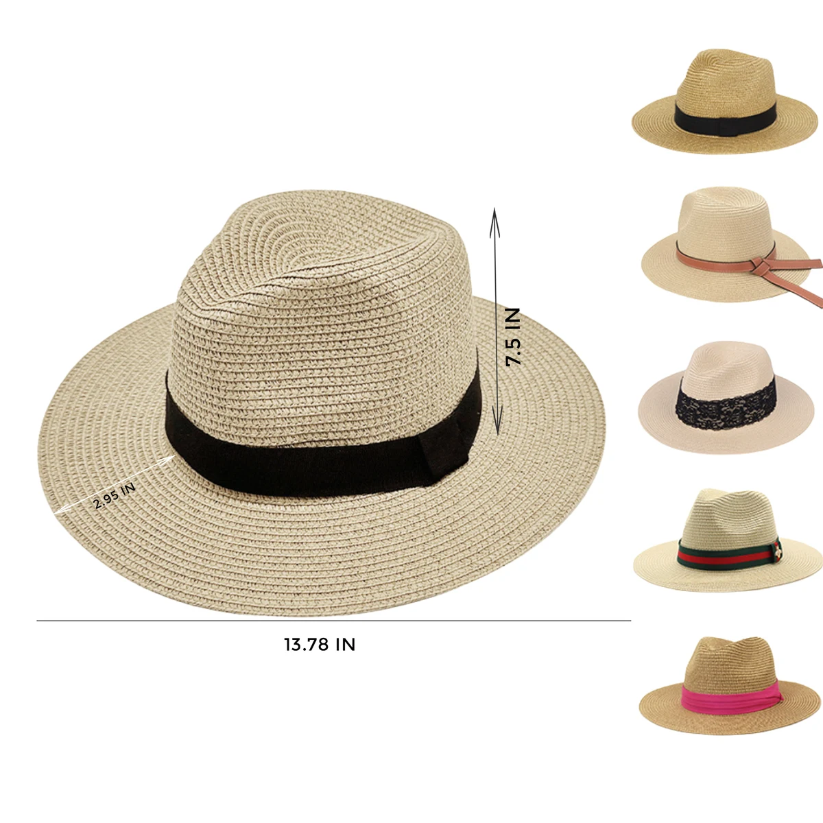 MOQ 10 PCS Straw Hat for Sun Protection 1